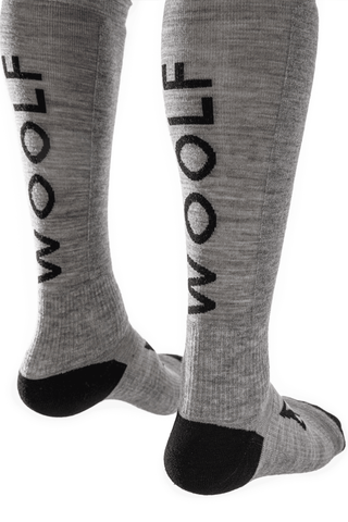 Ulsaak Tech Sock | Woolf Merino | 100% Merino wool base layers