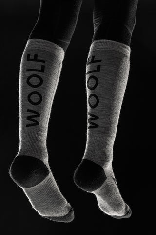 Ulsaak Tech Sock | Woolf Merino | 100% Merino wool base layers