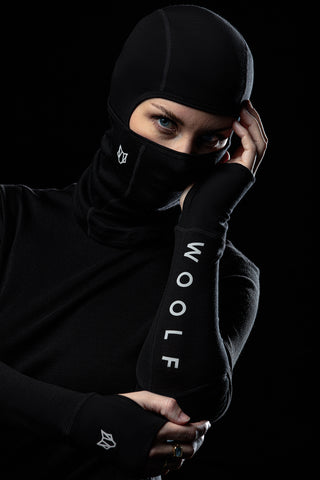Svarthetta Balaclava | Woolf Merino | 100% Merino wool base layers