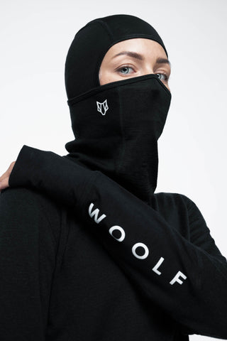 Svarthetta Balaclava | Woolf Merino | 100% Merino wool base layers